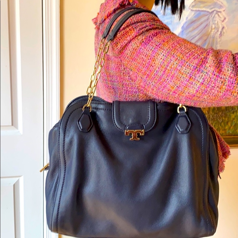 Tory Burch Megan Leather Satchel Bag